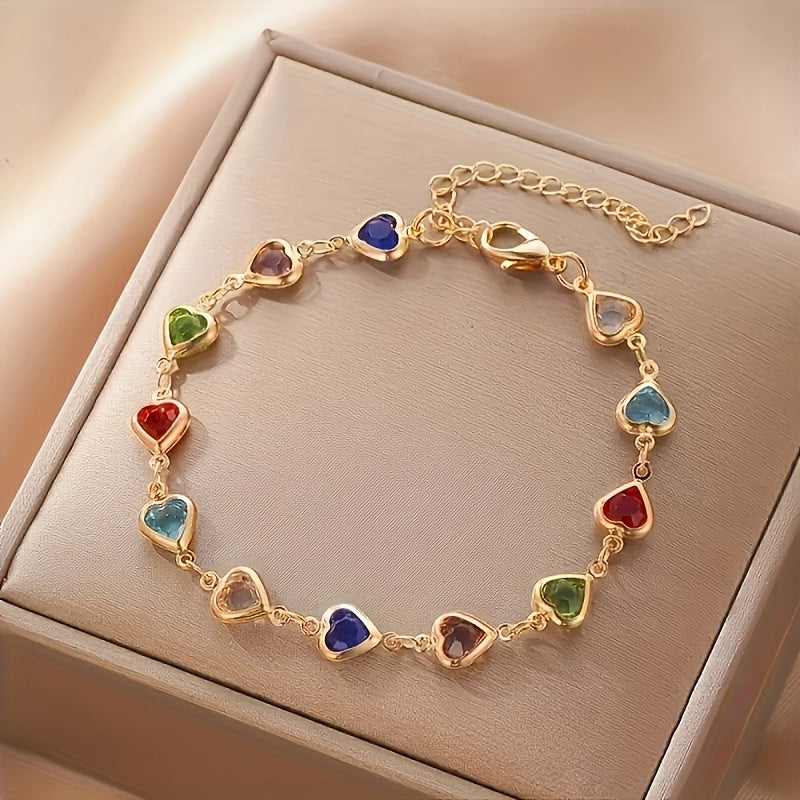 Bracelet original en forme de cœur