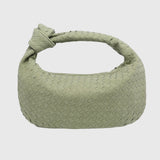 Celeste | Sac Moyen en Suédine Tressée avec Nœud