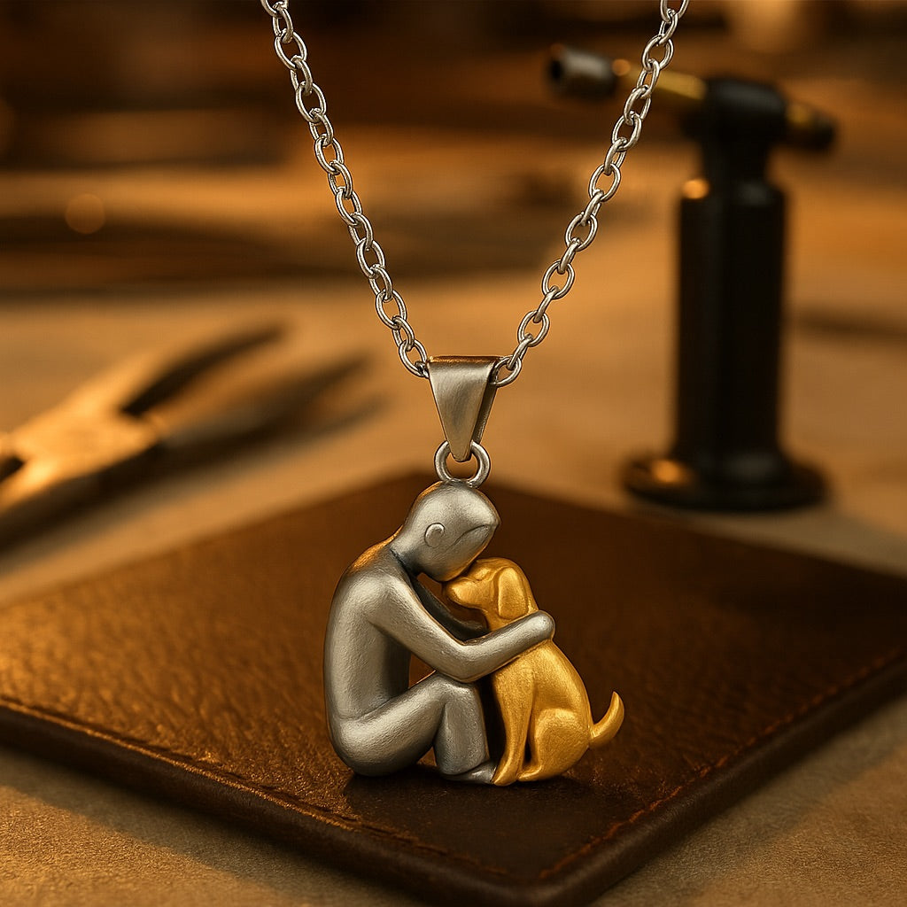 Pendentif 'Hug' pour chaîne