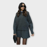 Ensemble Tricoté Moderne : Pull et Jupe