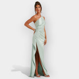 Robe Satinée pour Événements Élégants