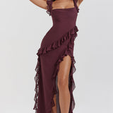 Meissa | Robe à Volants Asymétriques