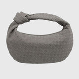 Celeste | Sac Moyen en Suédine Tressée avec Nœud