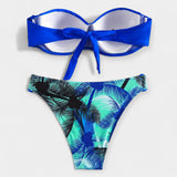 Sexy Bikini à Dos Ouvert et Design Élégant