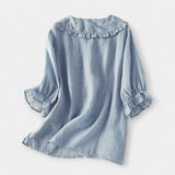 Chemise Rayée à Col Élégant