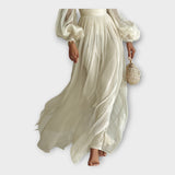 Robe maxi légère au style romantique