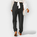 Femme Pantalon Taille Haute