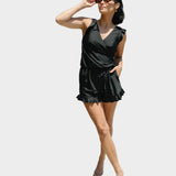 Maillot de bain à volants avec soutien-gorge intégré