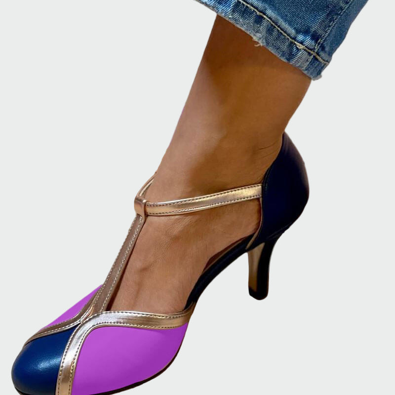 Escarpins vintage à bride T