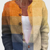 Pull sans manches en tricot à motif géométrique