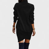 Nicolas - Robe Longue Décontractée à Manches