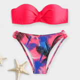 Sexy Bikini à Dos Ouvert et Design Élégant