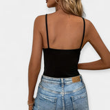 Body à Fines Bretelles Ajustables