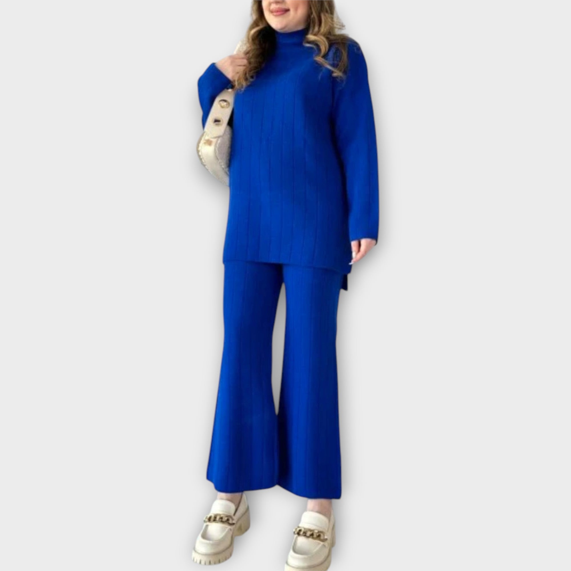 Ensemble Tricoté à Coupe Relaxée