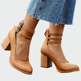 Kaa™ | Sandales Chic à Talon Large