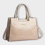 Gianna Boutique - Sac Bandoulière en Cuir Crocodile Éclatant