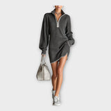 Robe en tricot au style décontracté et élégant