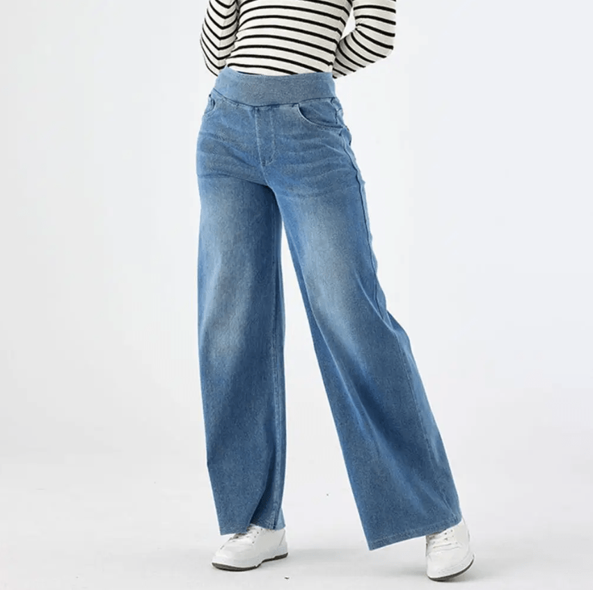 Pantalon Confortable à Taille Élastique