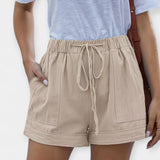 Shorts à Ceinture Ajustable