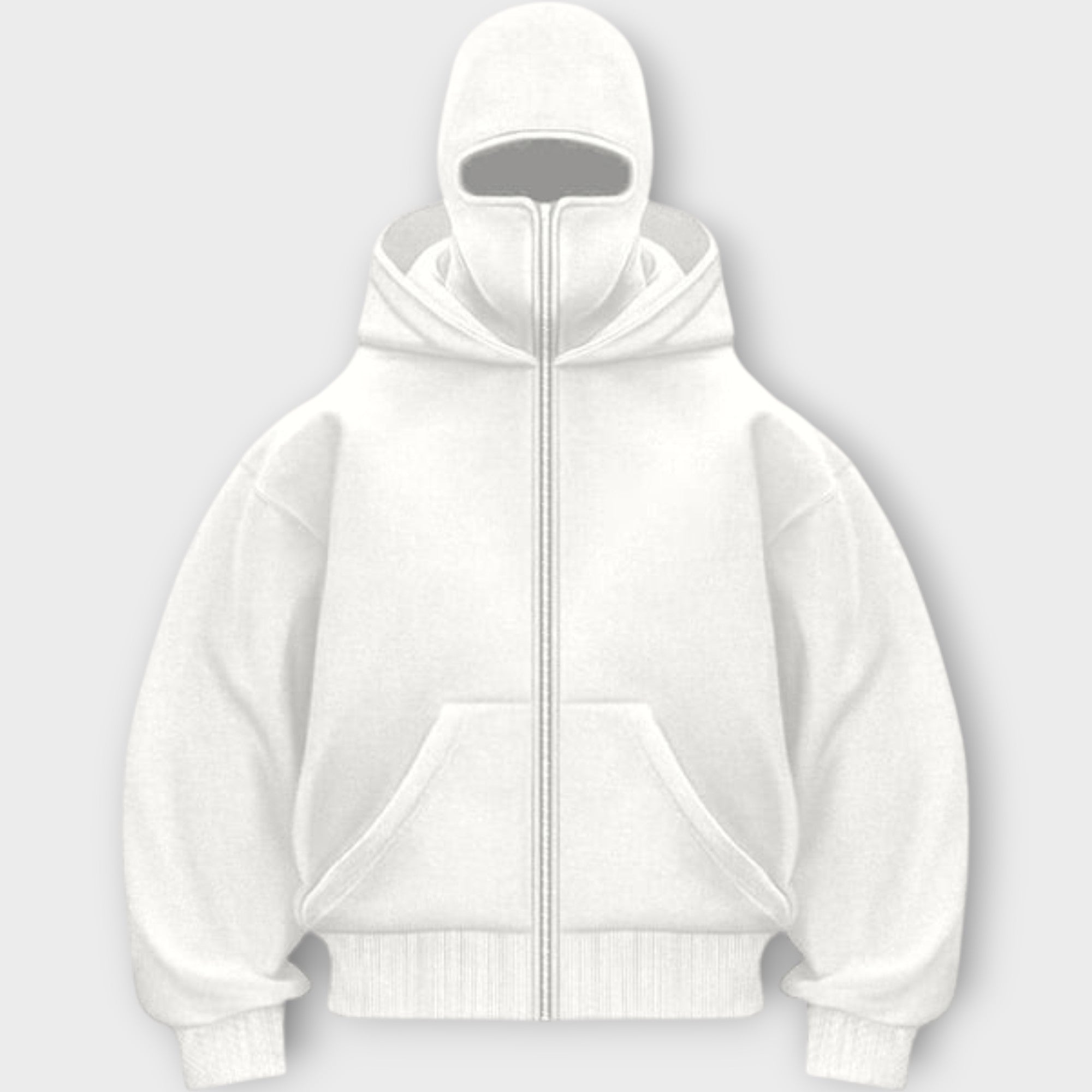 Pull à Capuche avec Zip Avant