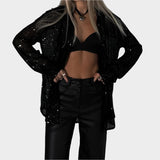 T-shirt Éclatant à Paillettes pour Célébration