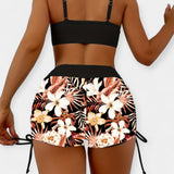 Tropical Print High-Waisted Bikini