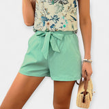 Tropical Print Ensemble with Halter Top