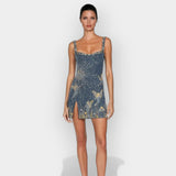 Robe Mini Élégante au Style Distinctif