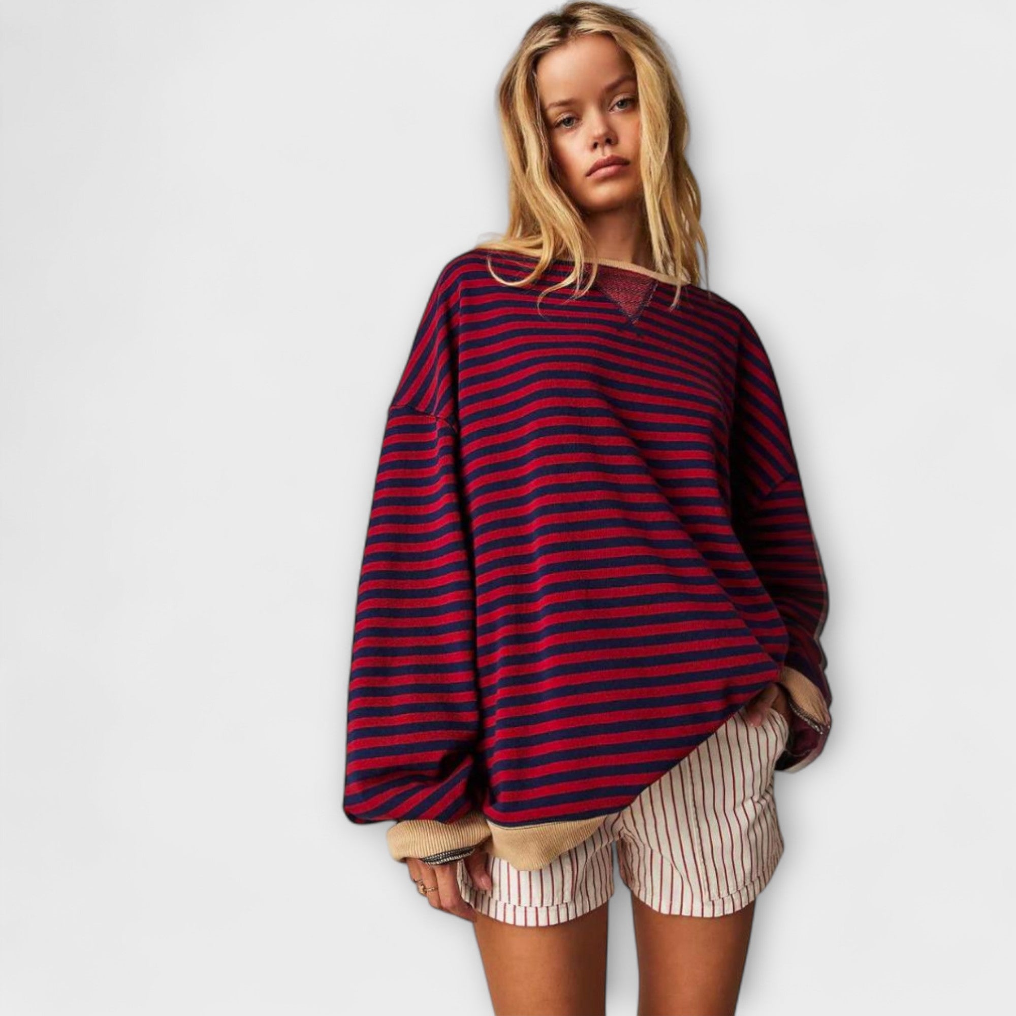 Marie - Oversized Striped Sweater