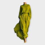 Ensemble tricoté au charme aérien