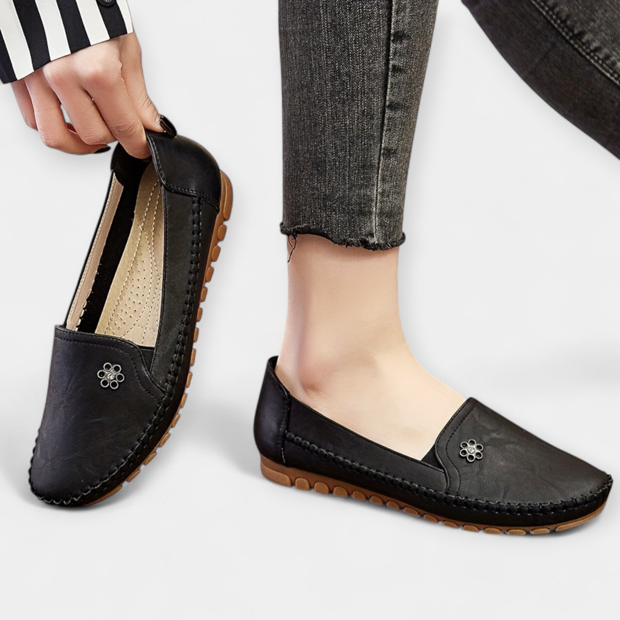 Chaussures Slip-On Confortables avec Semelle Souple