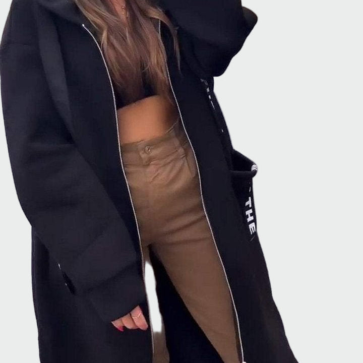 Longue Manteau à Capuche