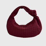 Celeste | Sac Moyen en Suédine Tressée avec Nœud