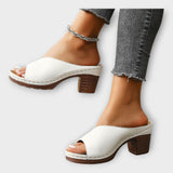 Sandales à Talons Épais et Ouverts