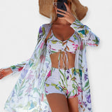 Maillot de Bain Taille Haute et Tenue de Plage