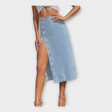 Maxi Jupe à Boutons