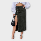 Maxi Jupe à Boutons