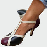 Escarpins vintage à bride T