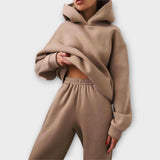 Ensemble Moderne avec Capuche Confortable