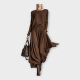 Ensemble tricoté au charme délicat