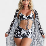 Maillot de Bain Taille Haute et Tenue de Plage