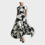 Robe Maxi au Style Artistique Élégant