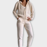 Ensemble Tricot à Capuche et Veste