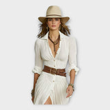 Robe maxi au style bohème chic