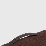 Cerise | Luxe Intrecciato Suede Clutch