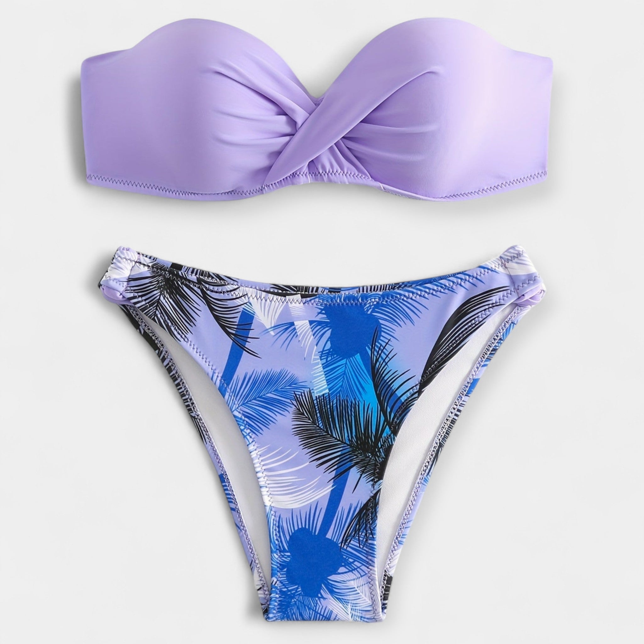 Sexy Bikini à Dos Ouvert et Design Élégant