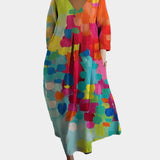 Robe Femme à Motifs Colorés