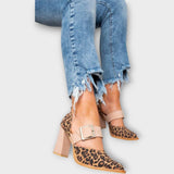 Sandales Lion à Talon Solide