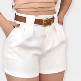 High-Waisted Pleated Skirt