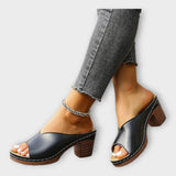 Sandales à Talons Épais et Ouverts